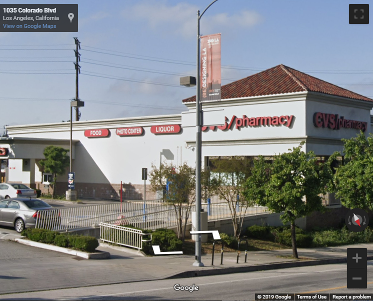 Google Street View of Eagle Rock CVS